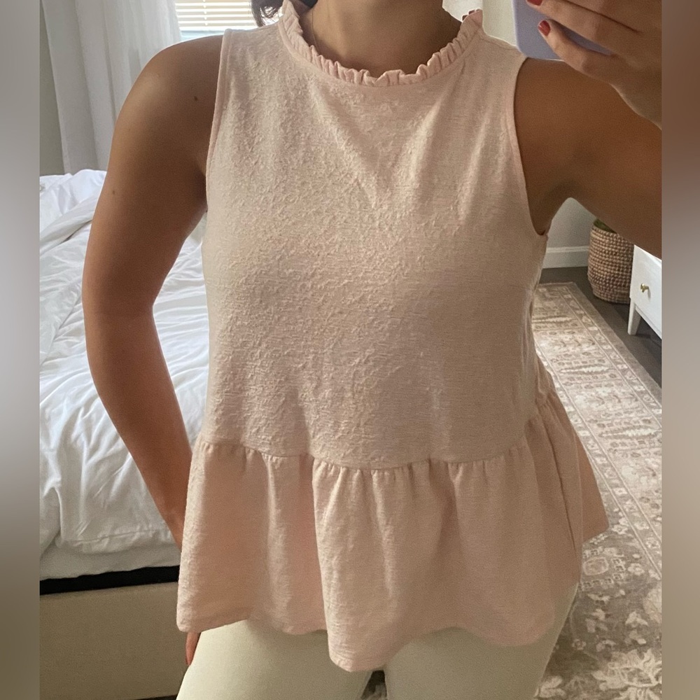 Banana Republic pink blouse